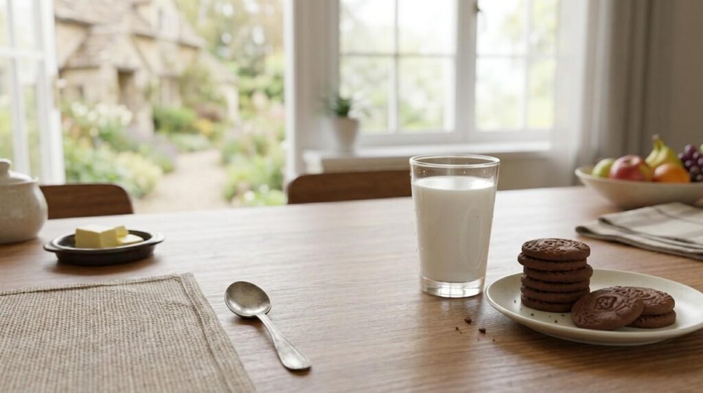 bournvita biscuits with milk